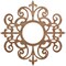 Ekena Millwork Dijon Wood Fretwork Pierced Ceiling Medallion, Walnut, 26"OD x 8 1/2"ID x 3/8"T CMWP26X26X0375DIWA - alternate 1